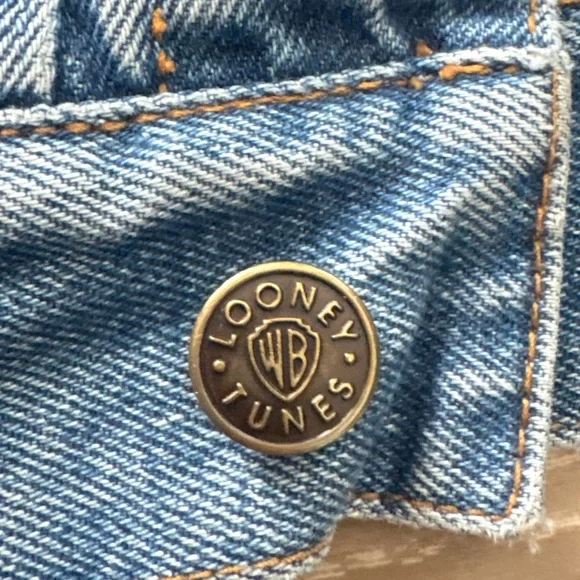Vintage Warner Bros Looney Tunes Jean Jacket - Picture 5 of 8